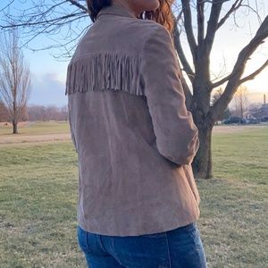 Vintage Alfani Fringe Jacket
